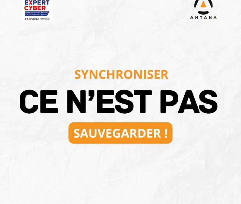 Synchroniser ce n’est pas sauvegarder